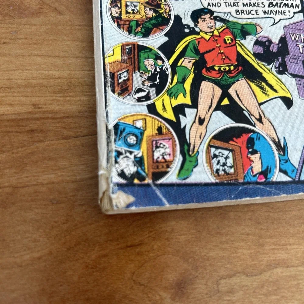 BATMAN #185‎ 80 pg. Giant Starring Robin!  from 1966! VG